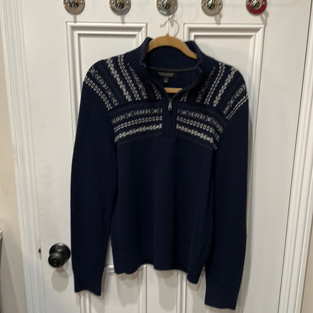 Men’s Banana Republic Quarter Zip Sweater.